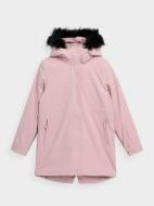 Куртка для дівчаток 4F JACKET F106 4FJAW23TJACF106-56S рожева