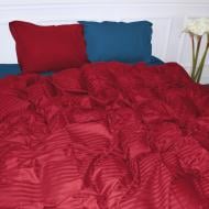 Комплект постельного белья Satin Stripe 30-0018+30-0019 Mardin 220х240 см красный/синий MirSon
