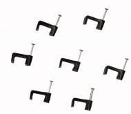 Клипса для плоского кабеля LXL 18 мм 100 шт. черный