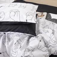 Наволочка Ranforce Elite 17-0620 Lazy cat 50x70 см мульти MirSon