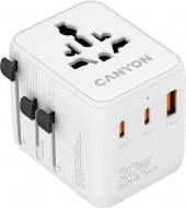 Сетевой адаптер Canyon OnTour 20 Travel Adapter EU/UK/US/AUS 20W White (CNS-TA20W1005W)
