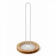 Держатель для бумажных полотенец Arino Bamboo 15х15х31 см белый 73830