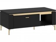 Стол журнальный Meble Wojcik Norica 650x1104x460 мм золотистый/ черный