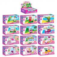 Конструктор Iblock Девочки, 12 видов в ассортименте PL-920-25