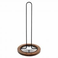 Держатель для бумажных полотенец Arino Bamboo 15х15х31 см черный 73829 Держатель для бумажных полотенец Arino Bamboo 15х15х31 см черный 73829