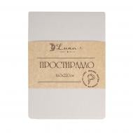 Простынь Моно 160x220 см бежевый