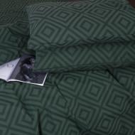 Наволочка Ranforce Elite 17-0622 Geometry Emerald 60x60 см зеленый MirSon