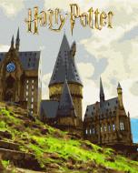 Картина за номерами Harry Potter: Пейзаж Гоґвортсу з фарбами металік ©Warner Bros. 40х50 см Ideyka
