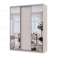 Шкаф-купе Сити Лайт Doros ДСПзеркало 2,25 м 2250x600x2250 мм кашемир двери / зеркало/ДСП/зеркало