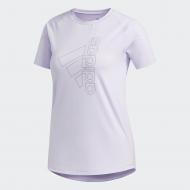 Футболка Adidas TECH BOS TEE FQ1991 р.M фиолетовый