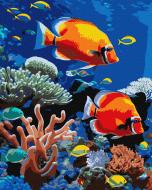 Картина по номерам Яркий риф 40х50 см Ideyka