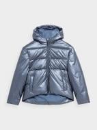 Пуховик для девочек 4F DOWN JACKET F267 4FJAW23TDJAF267-28S голубой