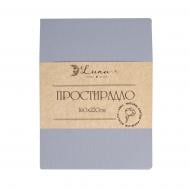 Простирадло Моно 160x220 см сірий