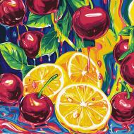 Картина по номерам Сочное наслаждение с красками металлик ©art_selena_ua 40х40 см Ideyka