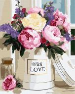 Картина по номерам Теплые цветочные оттенки ©art_selena_ua 40х50 см Ideyka