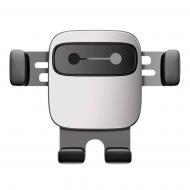 Тримач для мобільного телефона BASEUS Cube Gravity Vehicle Mounted срібний (135721) (240010012)