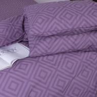 Наволочка Ranforce Elite 17-0626 Geometry Purple 50x70 см фиолетовый MirSon
