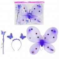 Набор карнавальный Shantou Крылья бабочки, обруч, палочка р.98 фиолетовый E16708