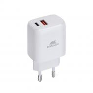 Зарядний пристрій RivaCase PS4192 W00 (White) 1 USB-A + 1 Type-C QC 3.0+PD 20W