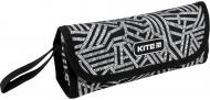 Пенал CITY K20-653-2 KITE черный с белым