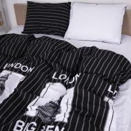 Комплект постельного белья Бязь 17-0028 Beltrao 175х210 см черный/белый MirSon