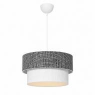 Люстра подвесная Sensio MINA 1xE27 черный/белый 5234