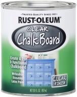 Фарба грифельна Rust Oleum Chalk Board для школьных досок чорний 0,887 л 1,4 кг Фарба грифельна Rust Oleum Chalk Board для школьных досок чорний 0,887 л 1,4 кг