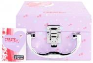 Набір дитячої декоративної косметики CREATE IT! у бузковому кейсі на замочку