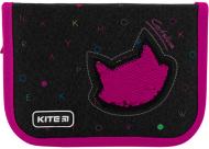 Пенал K20-621-1 KITE черный с фиолетовым