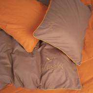 Наволочка Ranforce Elite Corner Evelina (13-1027+15-1511) 45x45 см персиковый/пудровый MirSon