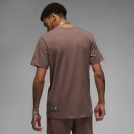 Футболка Nike PSG WORDMARK TEE DM3092-291 р.S коричневый