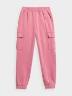 Штани 4F TROUSERS CAS F422 4FJAW23TTROF422-54S р. 122 рожевий