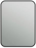 Зеркало ЮВЕНТА Aluminum Simple прямоугольное R4 в черной раме без подсветки 800х600 AlumSM-80
