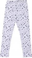 Лосины детские Luna Kids Звездочки р.146 серый с принтом