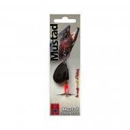 Блесна-вертушка Gladiator 3 г Mustad капля чёрная №3 черный