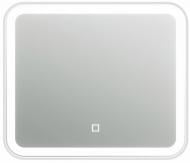 Зеркало ЮВЕНТА LED Faro прямоугольное R4 плюс белая рама с сенсором 700х600 FrM-70
