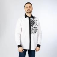 Вишиванка Едельвіка 14-26/00 білий із чорним р. XL