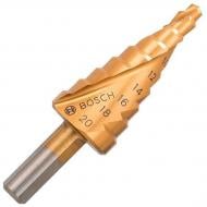 Сверло ступенчатое Bosch HSS-TiN 9 ступ 4-20 мм 1 шт. 2608597526