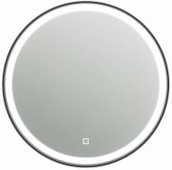 Зеркало ЮВЕНТА LED Faro (Round) плюс черная рама с сенсором d800 FrMR-80