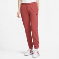 Брюки Nike ESSNTL PANT REG FLC MR DX2320-691 р. M бордовый