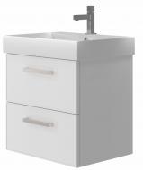 Тумба ЮВЕНТА Manhattan Mnh-60 белая с умывальником Stance-60 Тумба ЮВЕНТА Manhattan Mnh-60 белая с умывальником Stance-60