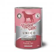 Корм влажный Morando Migliorcane UNICO Rustic прошутто 400 г