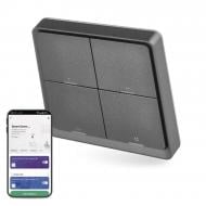 Розумний вимикач бездротовий Emos H5016 4 кнопки ZigBee 3.0 сірий