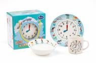 Набір дитячого посуду Amusing Clock 3 предмети M0690-KS-2006 Milika