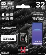 Карта памяти Goodram microSDXC 32 ГБ UHS-I Class 3 (U3) (IR-M2AA-0320R12) adapter