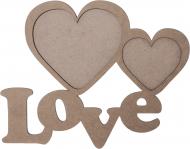 Набор заготовок Рамка Love, 2 шт. Rosa Talent