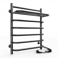 Полотенцесушитель электрический Laris Стандарт ЧК(Ч) 7 500х800 с полкой Э П