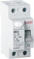Дифференциальное реле Onesto 1п+N 25А RCD 30mA, тип AC (KRC3) 0211.