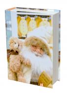 Коробка подарункова прямокутна Санта 23х16х6 см