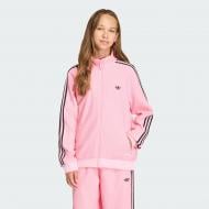Джемпер Adidas FIREBIRD TT LTPINK/BLACK/WHITE KD7820 р.140 розовый